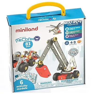 Joc de constructii activity mecaniko 81 miniland - okeml32656
