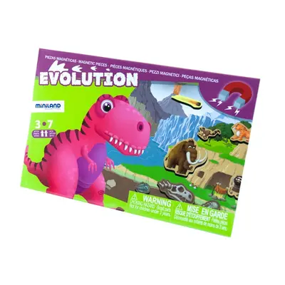 Joc magnetic descopera evolutia speciilor - miniland - okeml31972