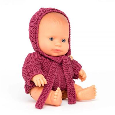 Papusa bebelus educativa 21 cm - baiat caucazian - okeml31341