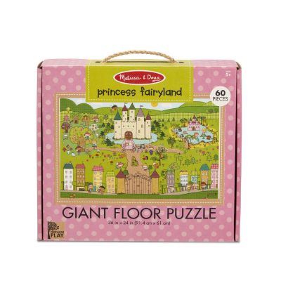 Primul meu puzzle de podea eco tinutul printelesor - melissa & doug - okemd31372
