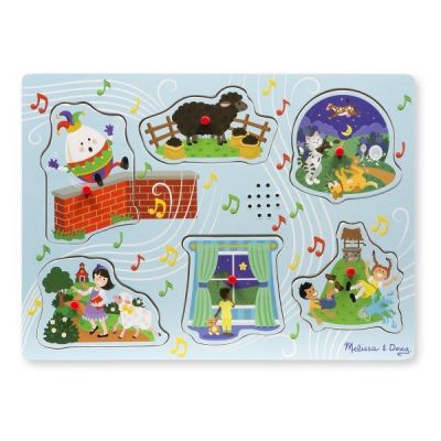 Puzzle cu sunete cantecele copilariei 2 - melissa and doug - okemd0737