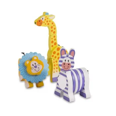 Set 3 jucarii pentru motricitate safari - melissa & doug - okemd3206