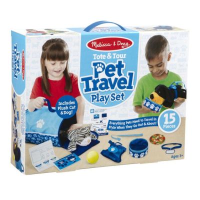 Set de joaca animalele de companie calatoresc melissa and doug - okemd8541