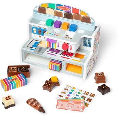 Set de joaca din lemn fabrica de ciocolata - okemd50889