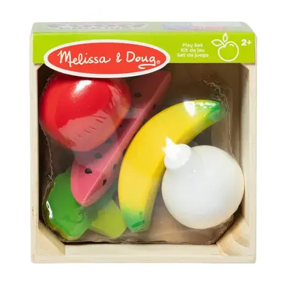 Set de joaca din lemn pentru jocuri de rol fructe si legume - okemd95209