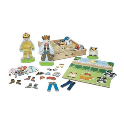 Set de joaca magnetic meserii - melissa & doug - okemd9309