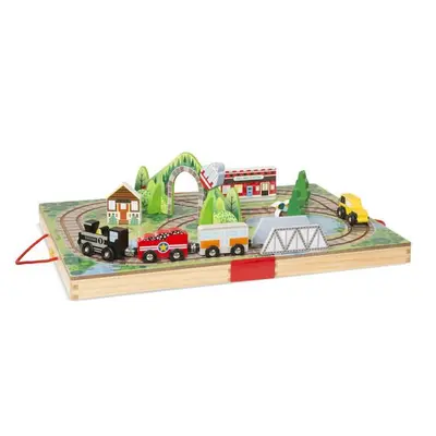 Set de joaca portabil trenuletul - melissa & doug - okemd40140