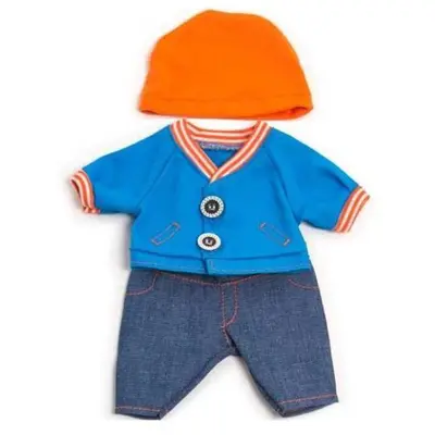 Set imbracaminte jeans pentru papusi 21 cm - okeml31679