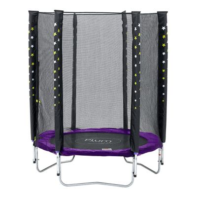 Set trambulina cu plasa de protectie junior 140 cm plum - okeplum30128