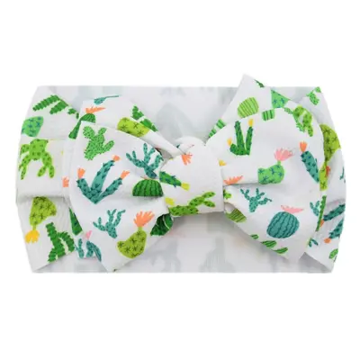 Bentita lata cu fundita cu diverse imprimeuri colorate - model 10 mbbtc20-10-c9