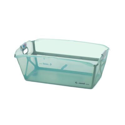 Cadita de baie cu pliere ultra-compacta, Jane, Oasis, Cu doua manere, 68 x 42 x 26 cm, Conform cu standardul european de siguranta EN 17072:2018, Botanic BYN8420421093689