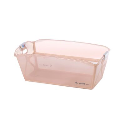 Cadita de baie cu pliere ultra-compacta, Jane, Oasis, Cu doua manere, 68 x 42 x 26 cm, Conform cu standardul european de siguranta EN 17072:2018, Pale BYN8420421093672