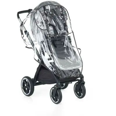 Husa de ploaie pentru carucior sport, Jane, Cu fereastra generoasa, Din folie de inalta densitate, Transparenta BYN8420421023563
