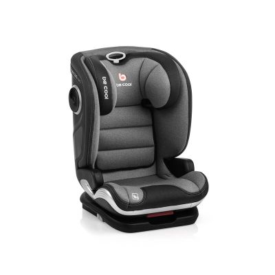 Scaun auto, Be Cool, Mars, I-Size, 100-150 cm, 4-12 ani, Cu isofix, Protectie superioara in caz de impact lateral - SPS, Cu tetiera reglabila, Conform cu standardul european de securitate ECE R129, Iron BYN8420421077979