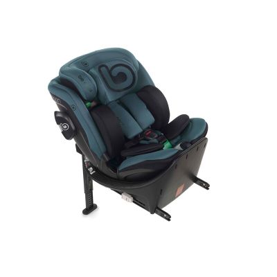 Scaun auto, Be Cool, Wagon I-Size, Rotire 360 grade, 40 - 150 cm, 0 - 36 kg, Cu Isofix si picior stabilizator, Cu protectie laterala de siguranta, Conform cu standardul european de securitate ECE R129, Petrol BYN8420421092750