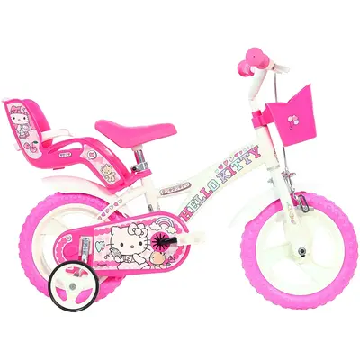 Bicicleta copii dino bikes 12' hello kitty hubdb-612gl-hk