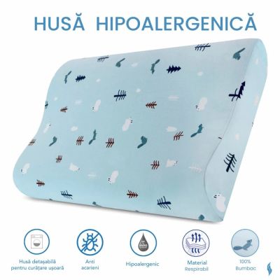 HUSA de schimb / Fata de perna - Perna pentru copii 24+ luni Albastra - Bumbac 100% SPTHPCOA00