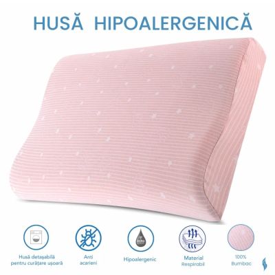 HUSA de schimb / Fata de perna - pentru Perna Copii Toddler - Roz - Bumbac 100% SPTHPCOR00