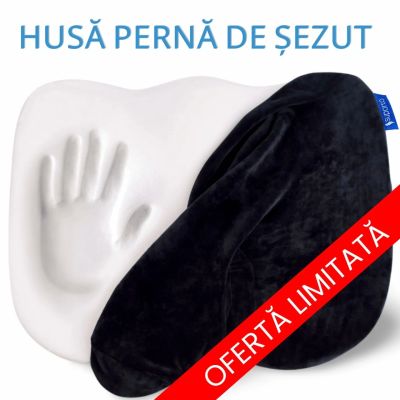 Husa de schimb - Perna Ortopedica Sezut Coccis din Spuma cu Memorie SPTHPSE00