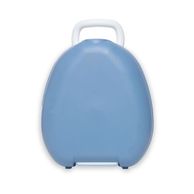 Olita portabila cu capac si maner My Carry Potty, Bleu pastel