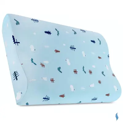 Perna de dormit pentru copii 24+ luni Albastra, Hipoalergenica, din spuma cu memorie SPTPCOA000
