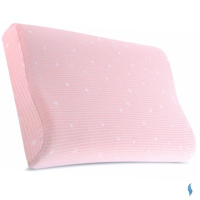 Perna pentru copii Toddler - Pattern Roz 24+ luni Hipoalergenica, din spuma cu memorie SPTPCOR000