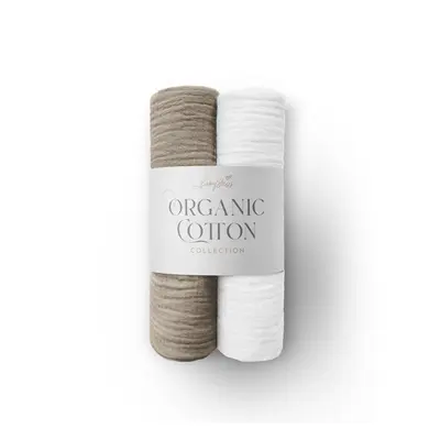 Set 2 Museline Din Bumbac Organic 100%, Scutec Multifunctional Natur Pjbc1391