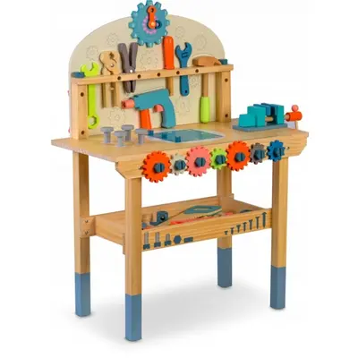Atelier de lucru din lemn cu accesorii incluse, 60 x 30 x 75.5 cm, ricokids rk-876 edeedi787600