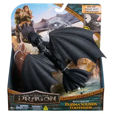 CUM SA ITI DRESEZI DRAGONUL LUPTA DRAGONILOR FIGURINA DRAGON TOOTHLESS 26.5 CM VIV6072591_20151289