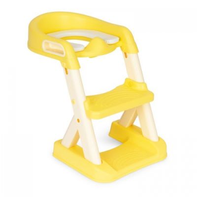Reductor toaleta cu scara pentru copii ecotoys ha-p23s - galben edeediha-p23syellow