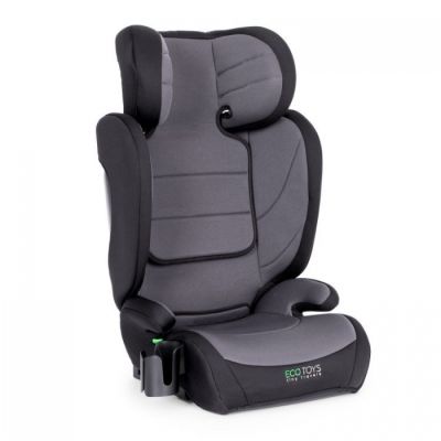 Scaun auto cu isofix ecotoys, grupa 100-150 cm, i-size, omologare r129/03 - gri edeedic026