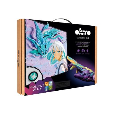 Set pictura 3D cu argila usoara, 30*40cm - Manga - Air KRTOK20040