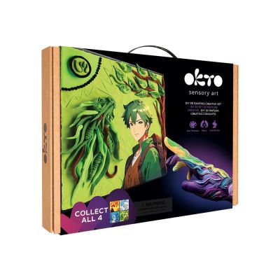 Set pictura 3D cu argila usoara, 30*40cm - Manga - Ground KRTOK20038