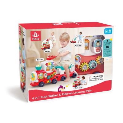 TRENULET 4 IN 1 ROSU VIVHE8990