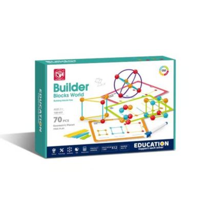 Set de constructie steam - forme 3d (70 piese)