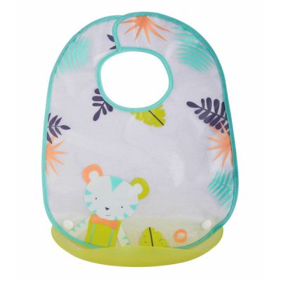 Bebe Confort Baveta Cu Buzunar Detasabil Din Plastic - JUNGLE VIBES