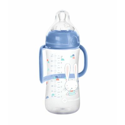 Bebe Confort Biberon Emotion PP Cu Manere 270ML BLUE