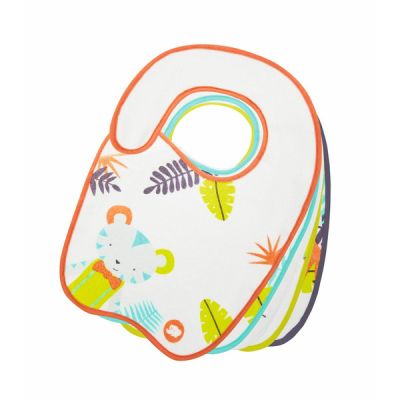 Bebe Confort Set 5 Bavete Din Bumbac S.1/2 - JUNGLE VIBES