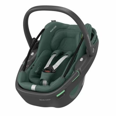 Cos Auto Maxi-Cosi Coral 360 I-Size Black Shell ESSENTIAL GREEN