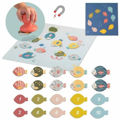 Joc Magnetic TAF TOYS - Primul Meu Joc De Pescuit