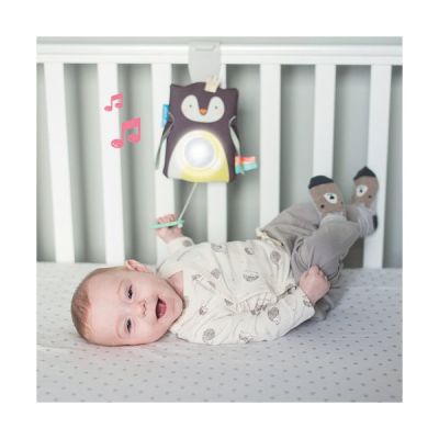 Jucarie Multifunctionala Cu Inel Gingival TAF TOYS - PRINCE THE PENGUIN