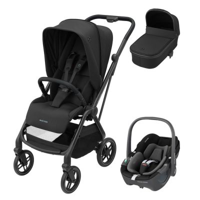 Maxi-Cosi Sistem 3in1 Leona2 ESSENTIAL BLACK