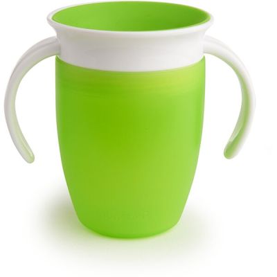 Munchkin Cana Miracle 360, Cu Manere, 207ml, 6L+ GREEN