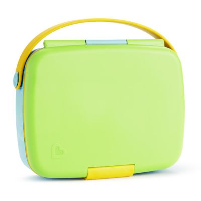 Munchkin Cutie Bento Lunch, Cu Ustensile Din Inox, 18L+ GREEN