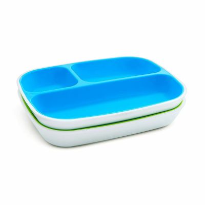 Munchkin Set Farfurie Splash, Compartimentata, Set 2 Buc., 6L+