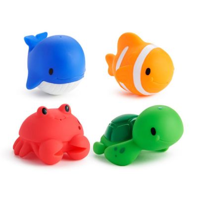 Munchkin Set Jucarii De Baie, 4 Buc., Ocean, 10L+