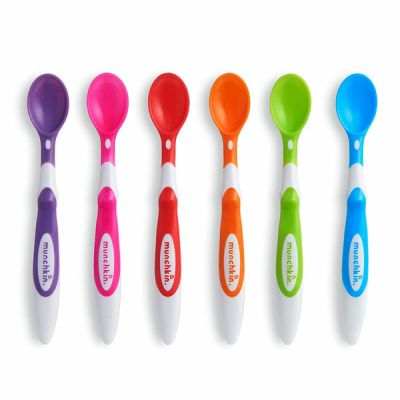 Munchkin Set Lingurite Pentru Bebelusi, Cu Varf Moale, Set 6 Buc., 3L+