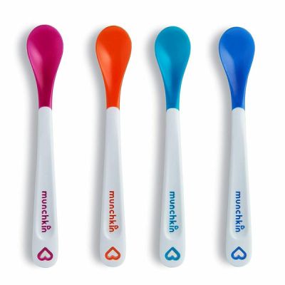 Munchkin White Hot Lingurite Pentru Bebelusi, Cu Senzor De Temperatura, Set 4 Buc., 4L+