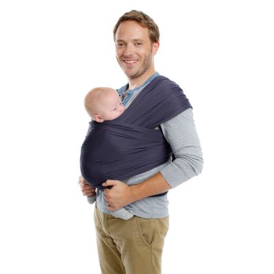 Sistem De Purtare Wrap Elastic Babylonia Tricot Slen Cool, 3.5kg-15kg. NAVY