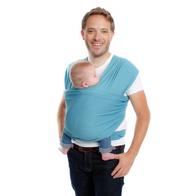 Sistem De Purtare Wrap Elastic Babylonia Tricot Slen Cool, 3.5kg-15kg. AQUA SEA